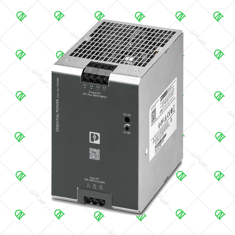 منبع تغذیه فونیکس کنتاکت 24 ولت 20 آمپر مدل PS-EE-2G/1AC/24DC/480W/SC