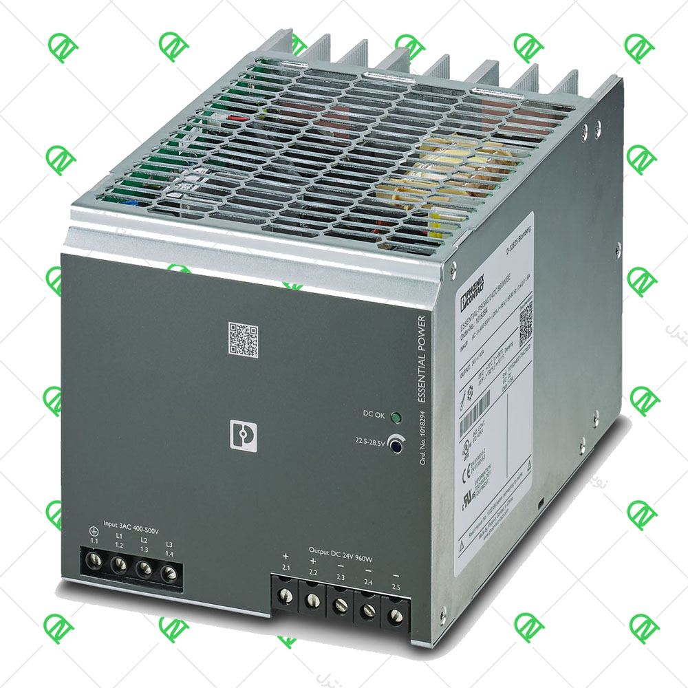منبع تغذیه فونیکس کنتاکت 24 ولت 40 آمپر مدل PS/3AC/24DC/960W/EE